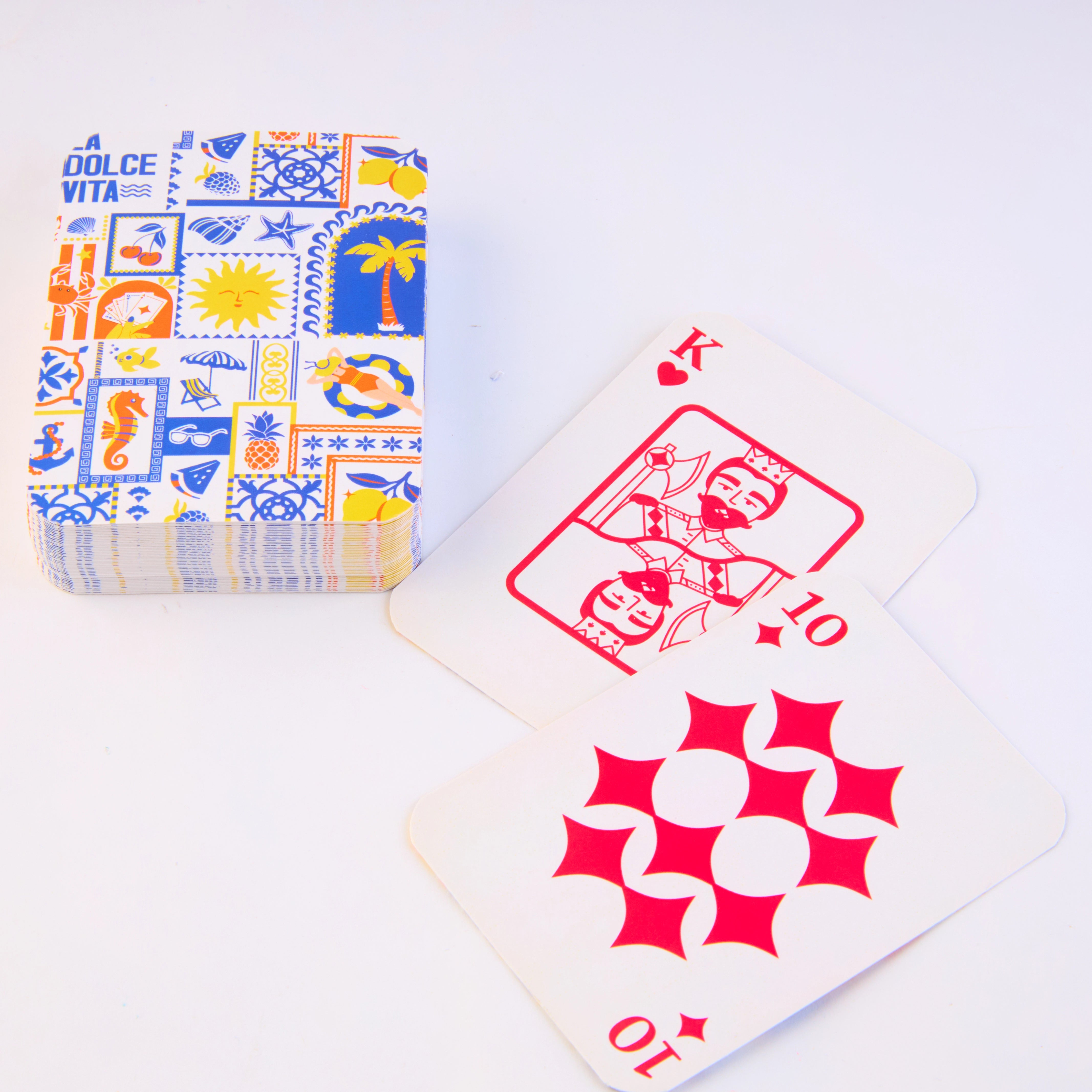 Sunshine Sips Playing Cards
