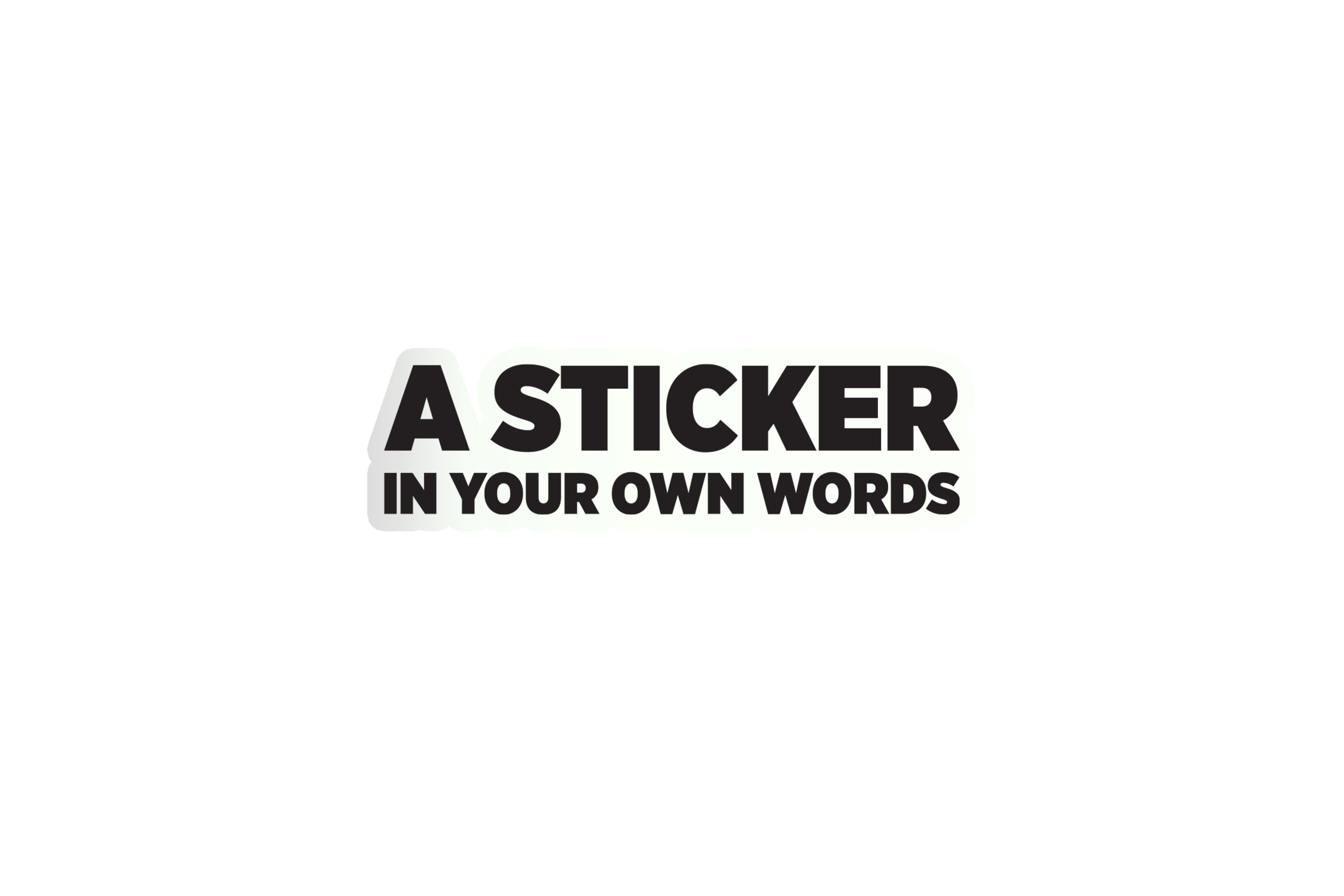 Customize Text Stickers