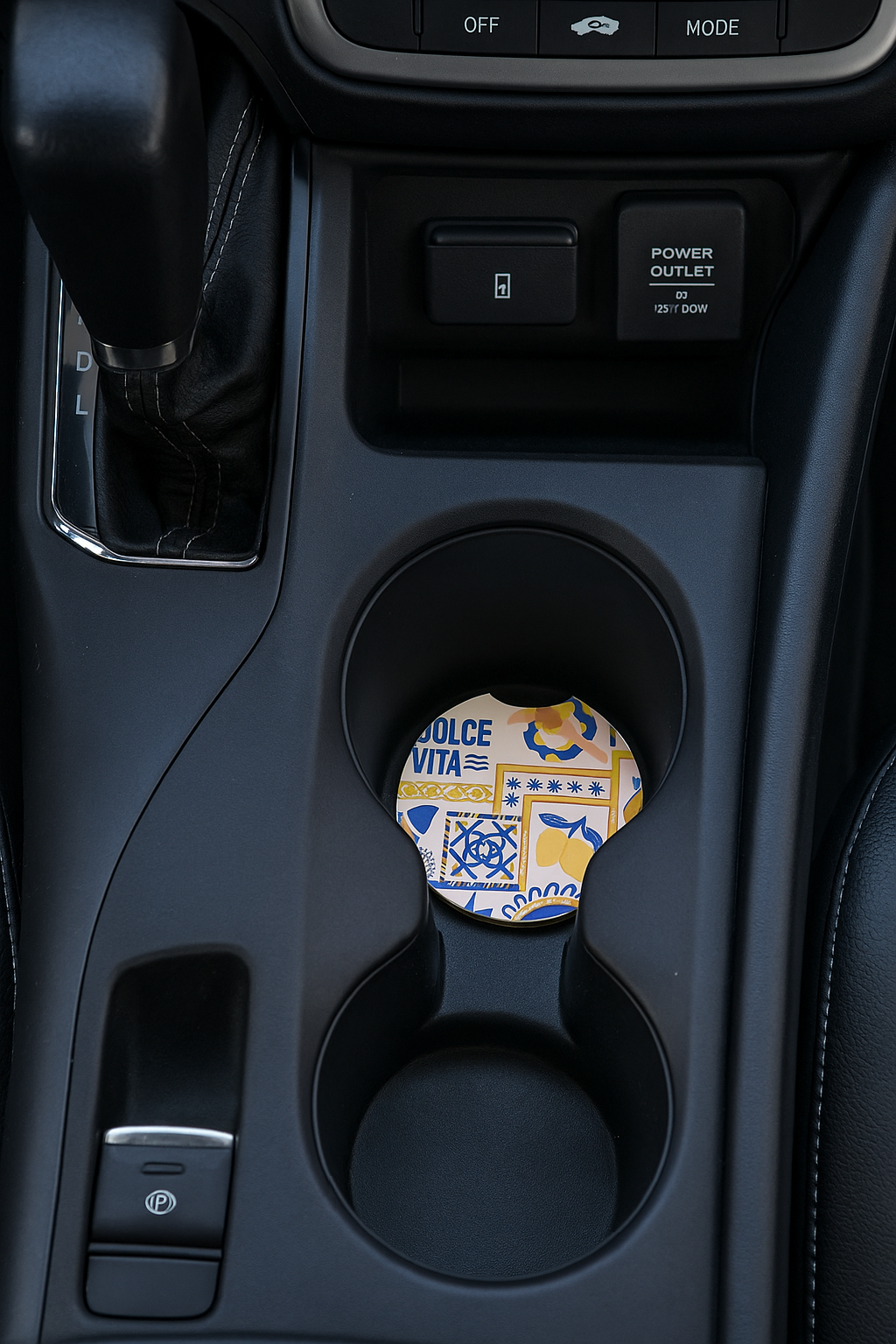 Sunshine Sips - Set of 2 Car Coasters