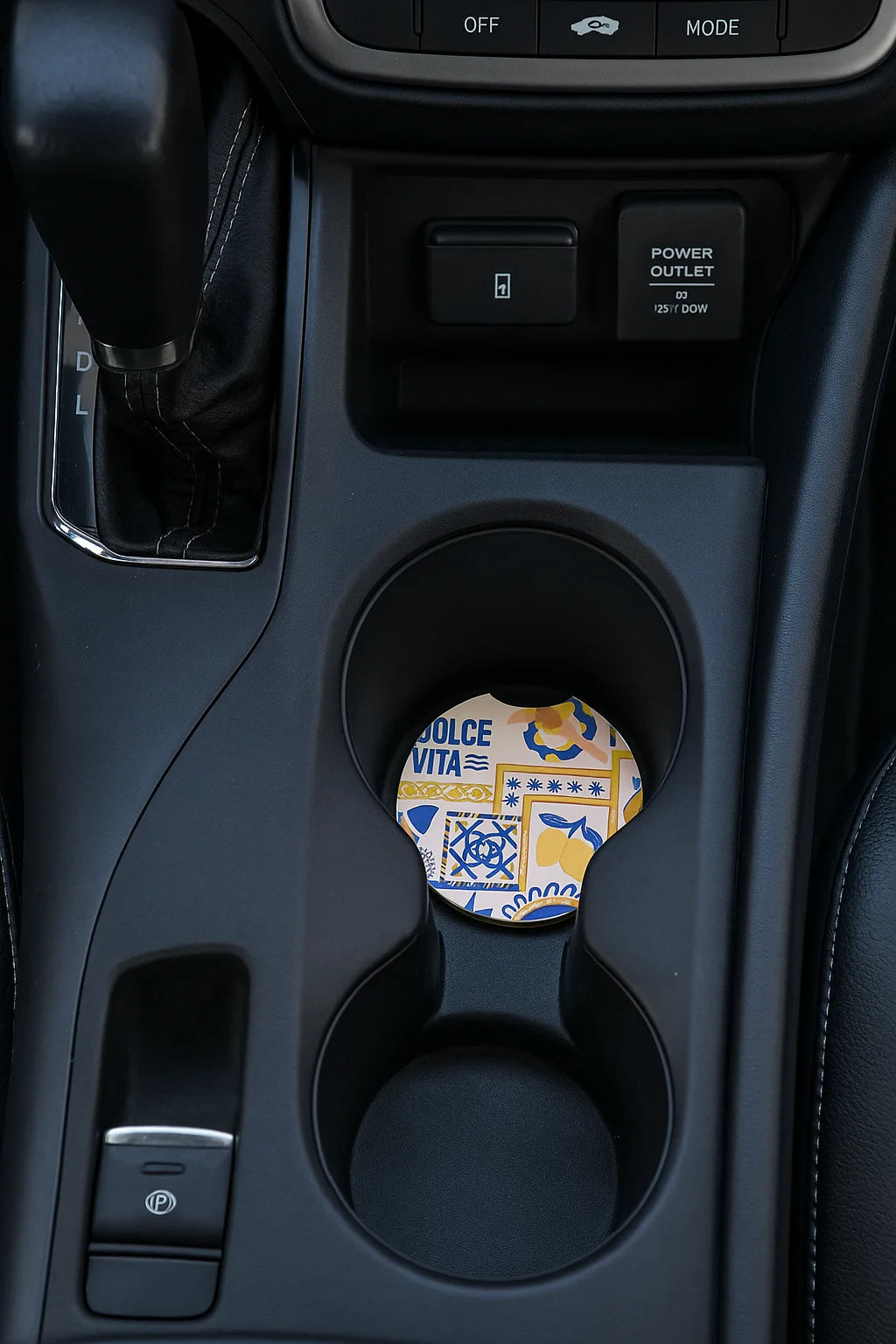 Sunshine Sips - Set of 2 Car Coasters