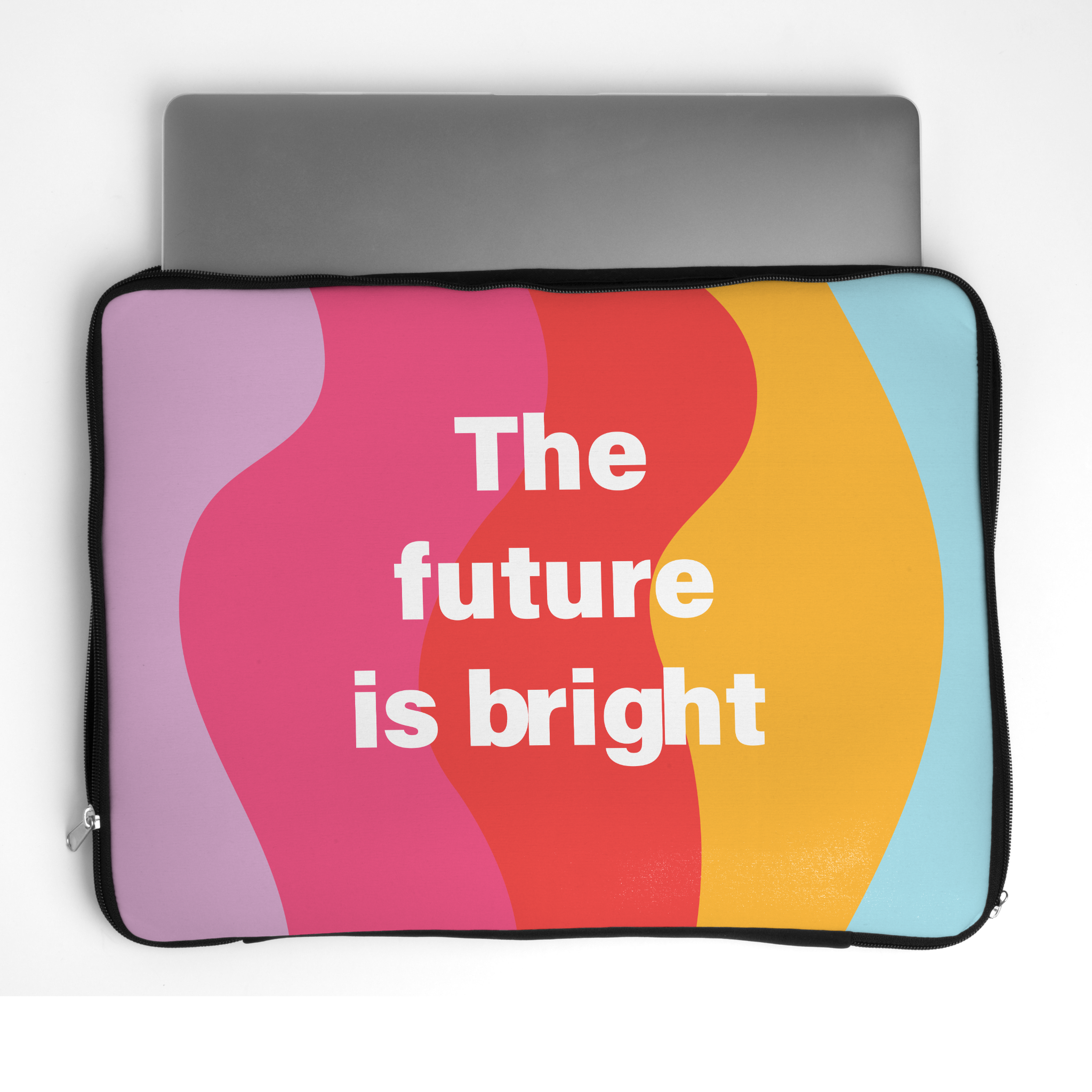 The future is bright Laptop sleeve