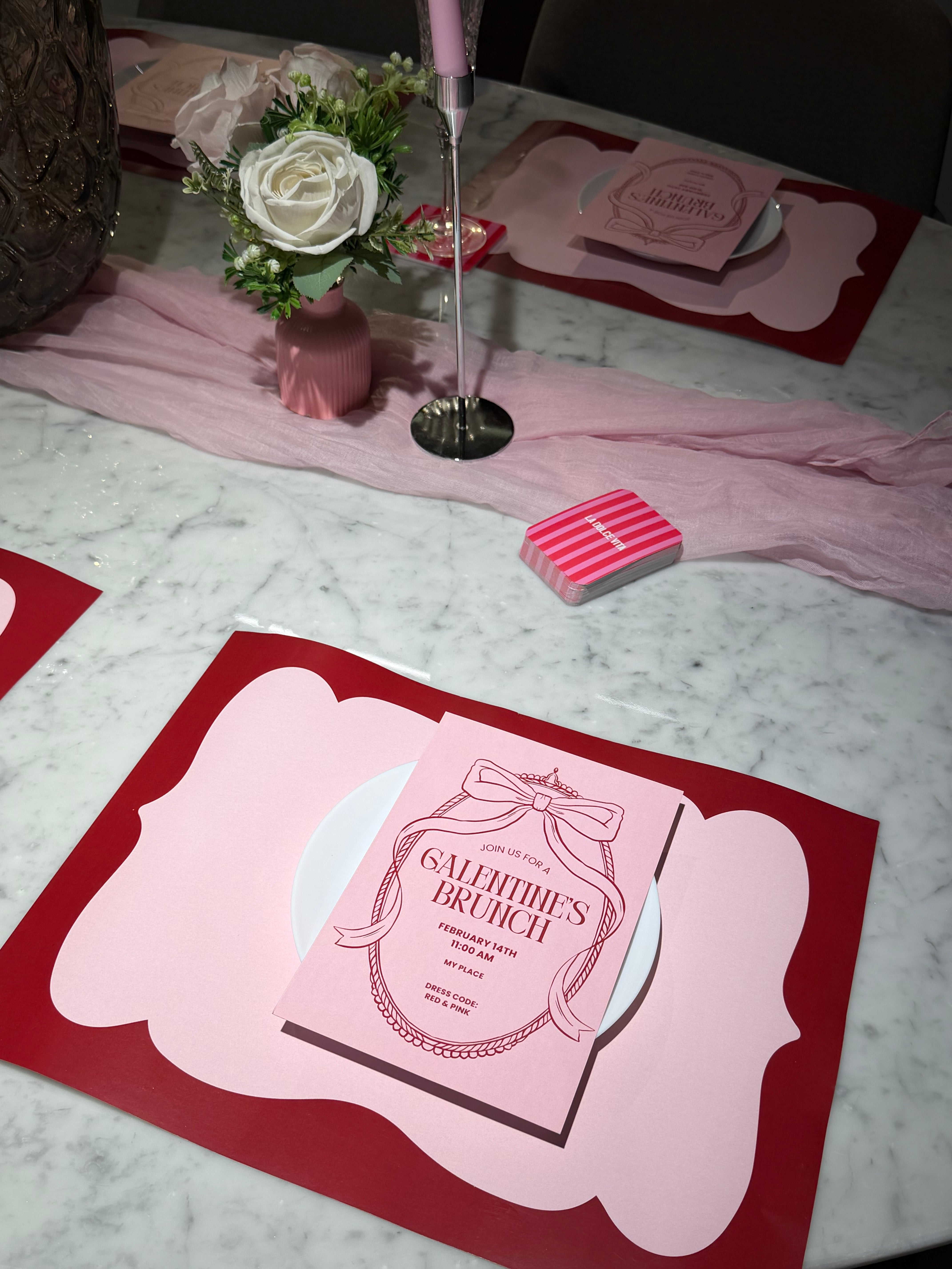 Rosé Frame Placemats