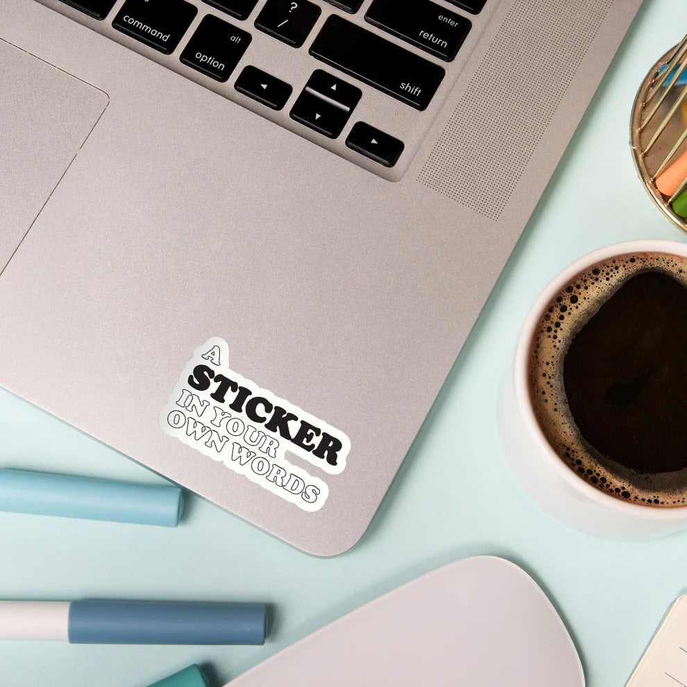 Customize Text Stickers