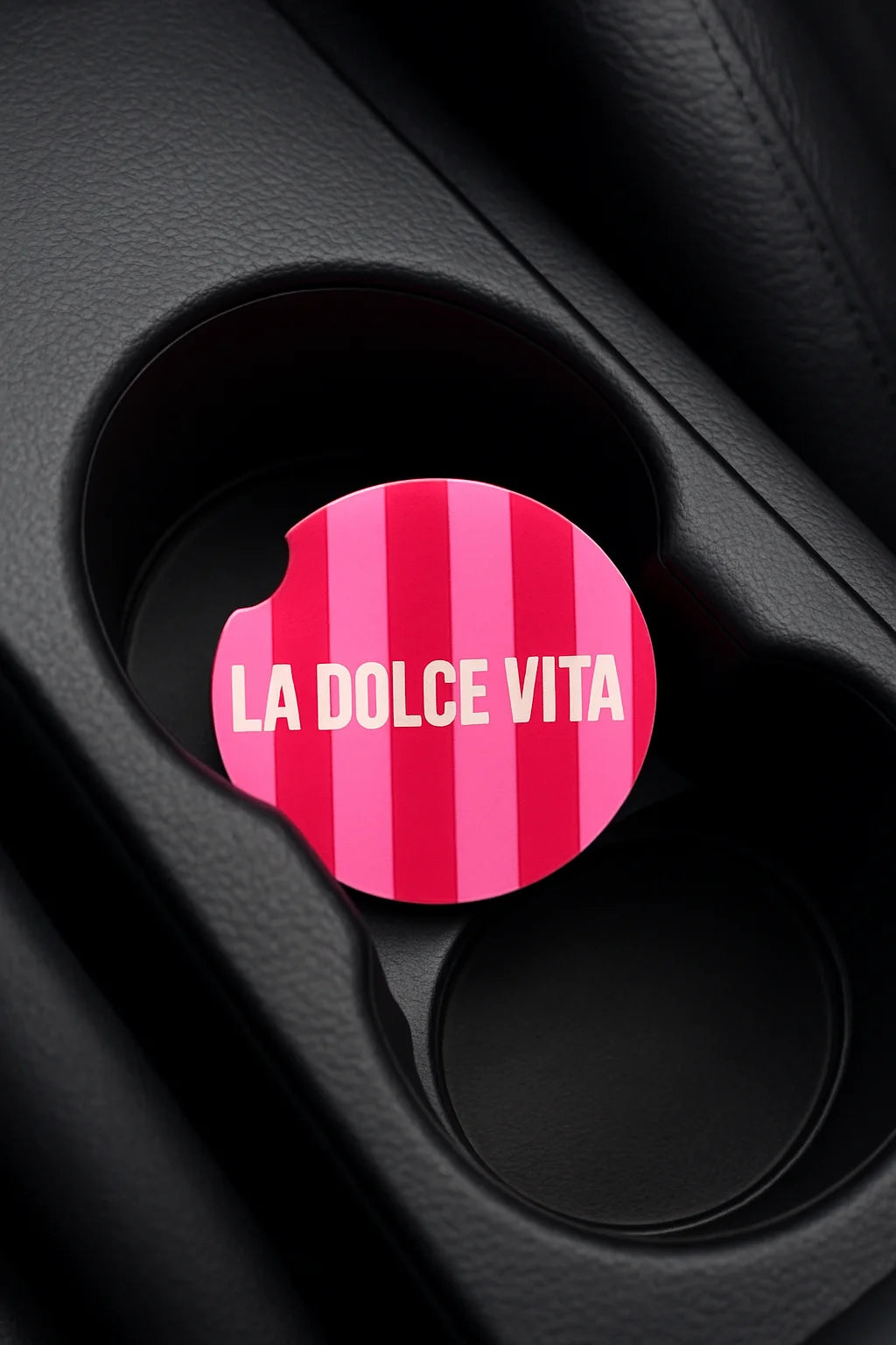 Scarlet Crush - Set of 2 Car Coasters