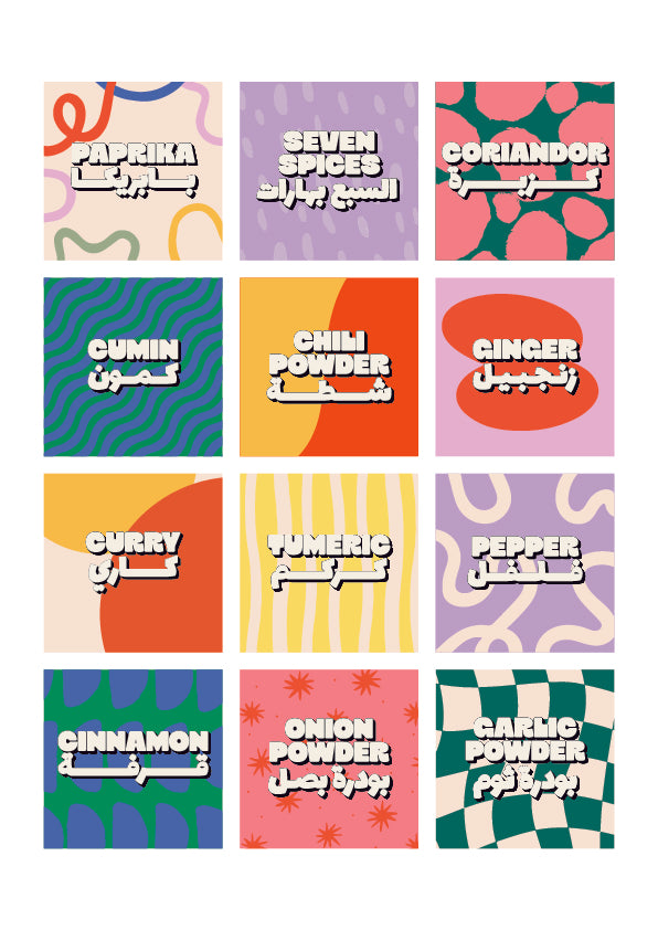 The Spice Vibes Labels – Classic