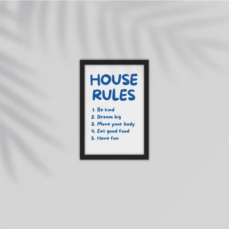 House Rules Frame