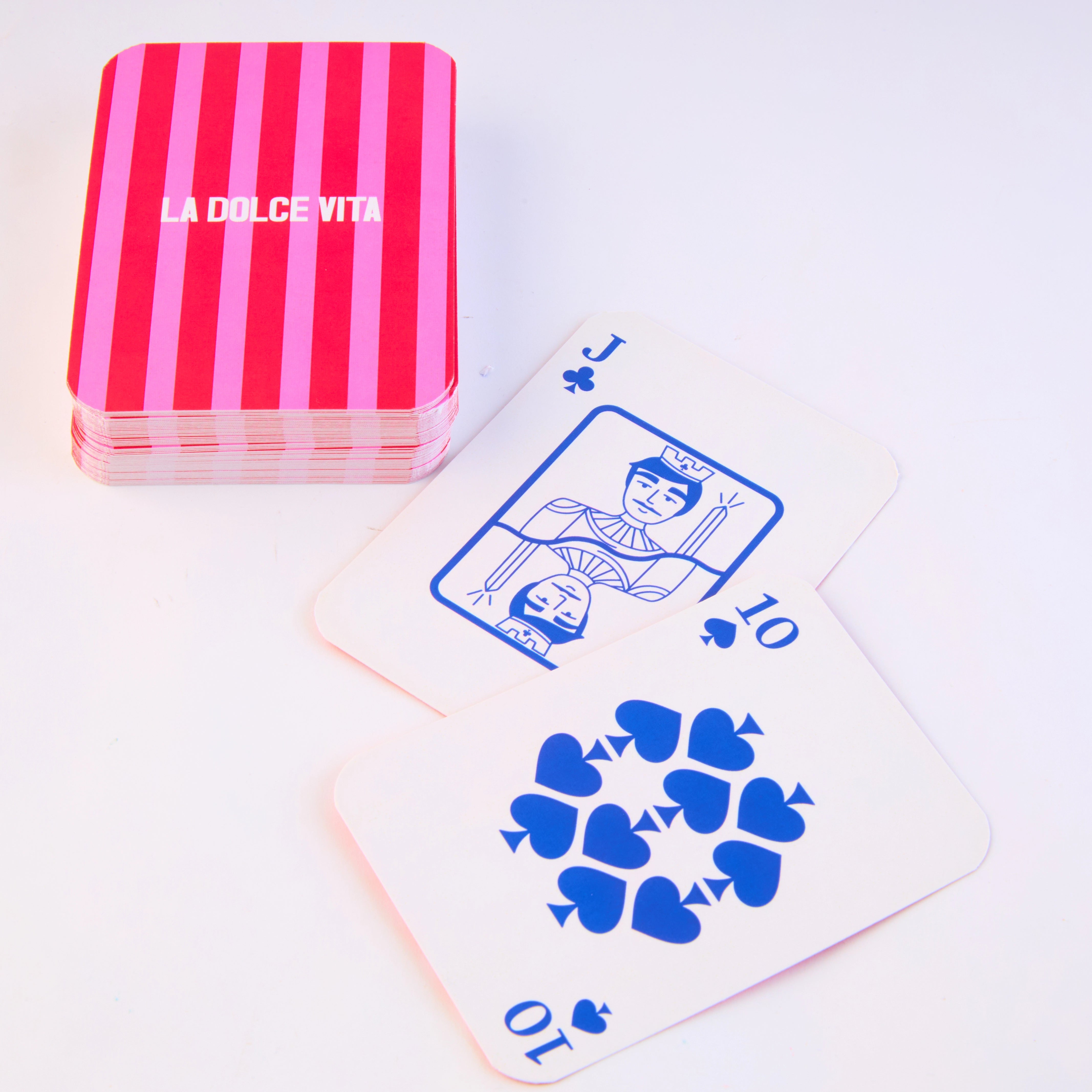 Scarlet Crush Playing Cards