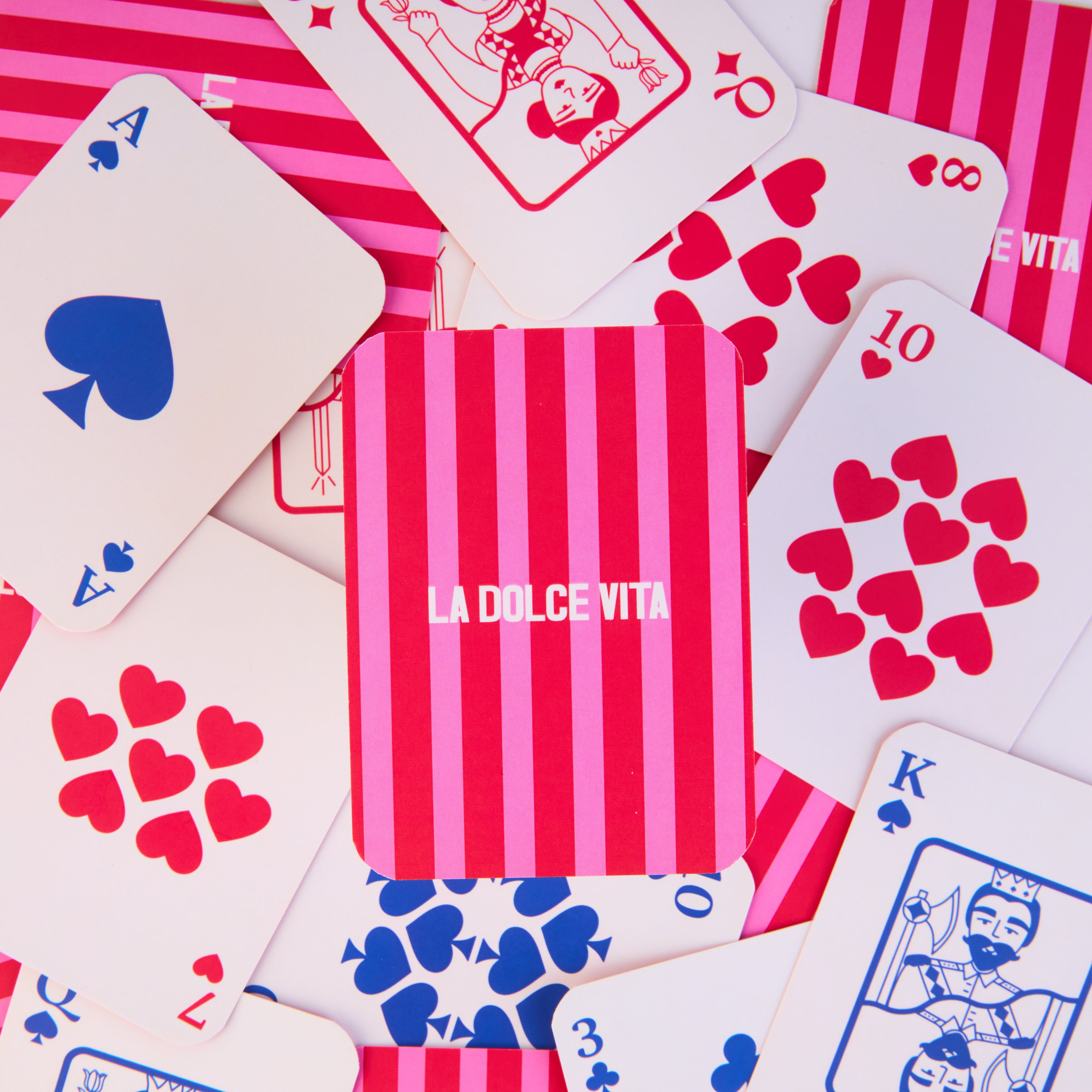 Scarlet Crush Playing Cards