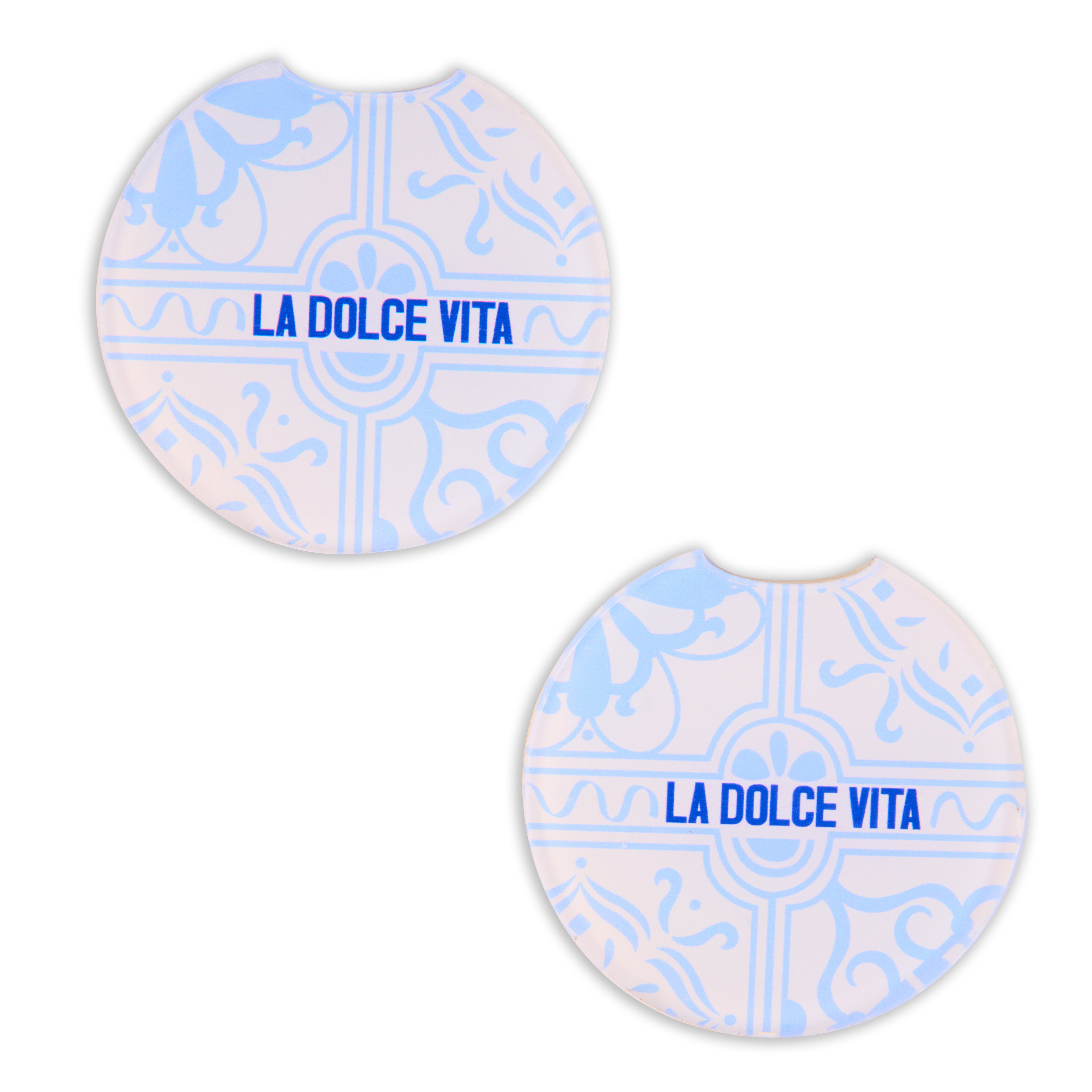 Ocean Whispers -  Set of 2 Car Coasters