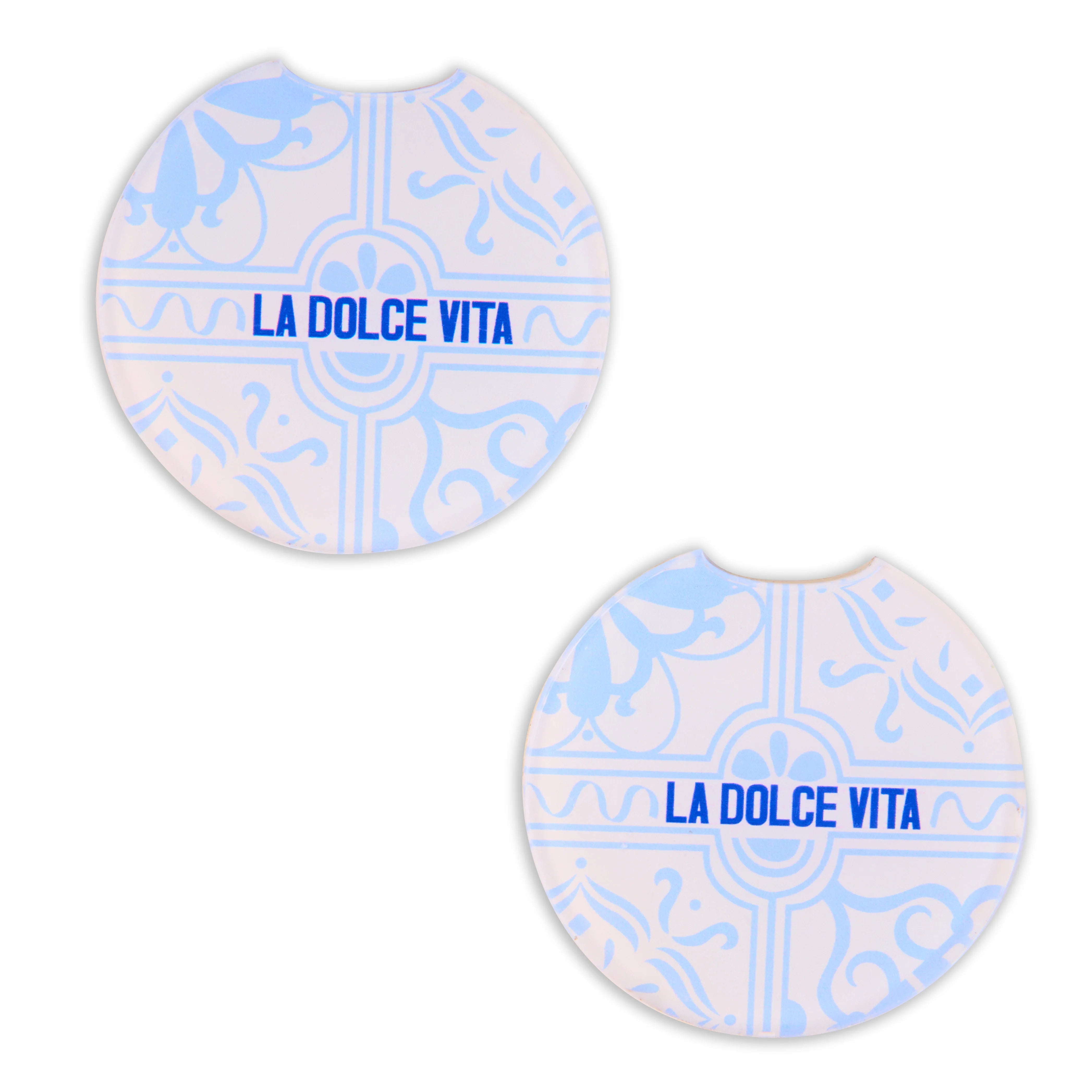 Ocean Whispers -  Set of 2 Car Coasters