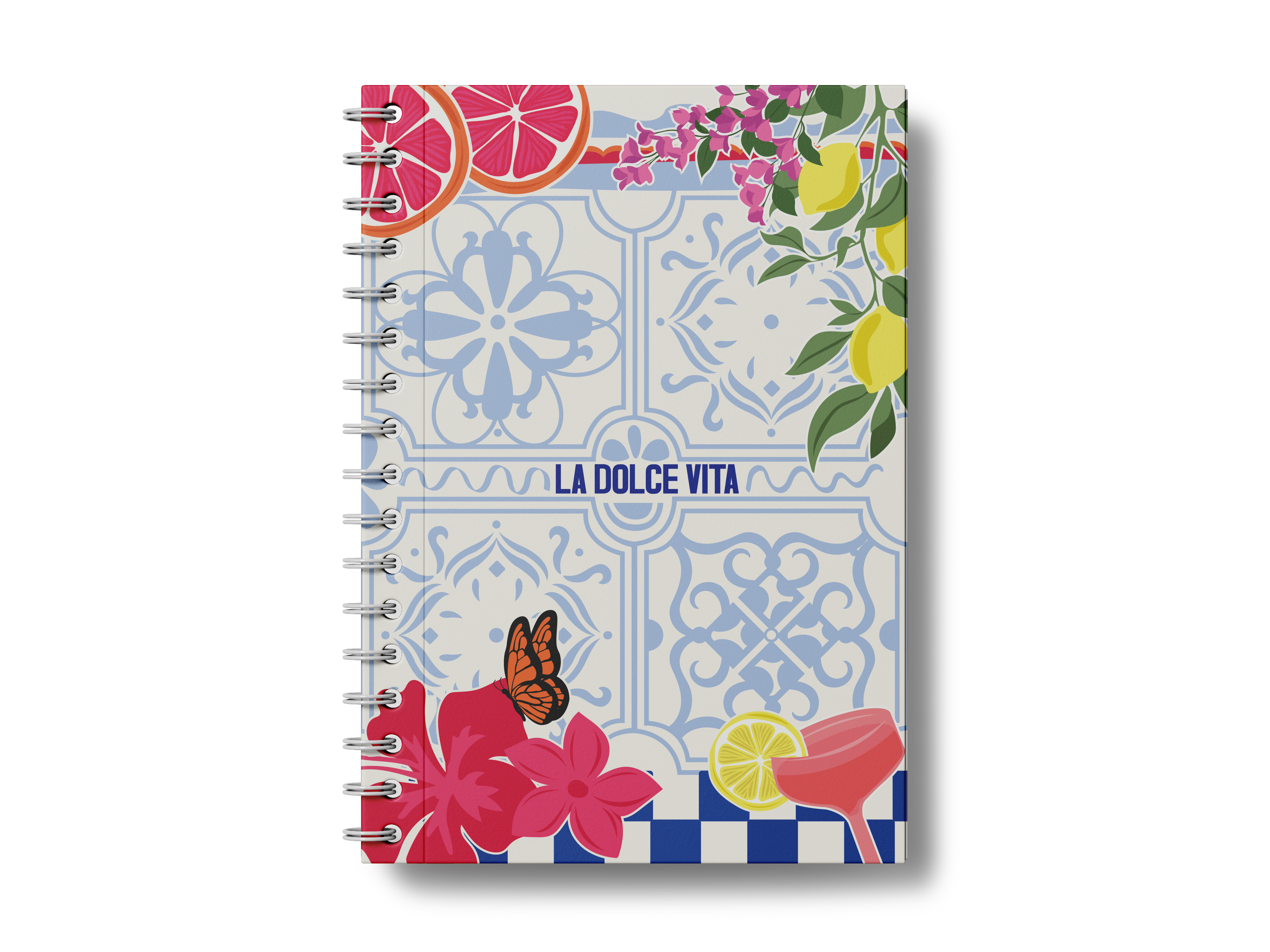 Ocean Whispers A5 Coiled Notebook