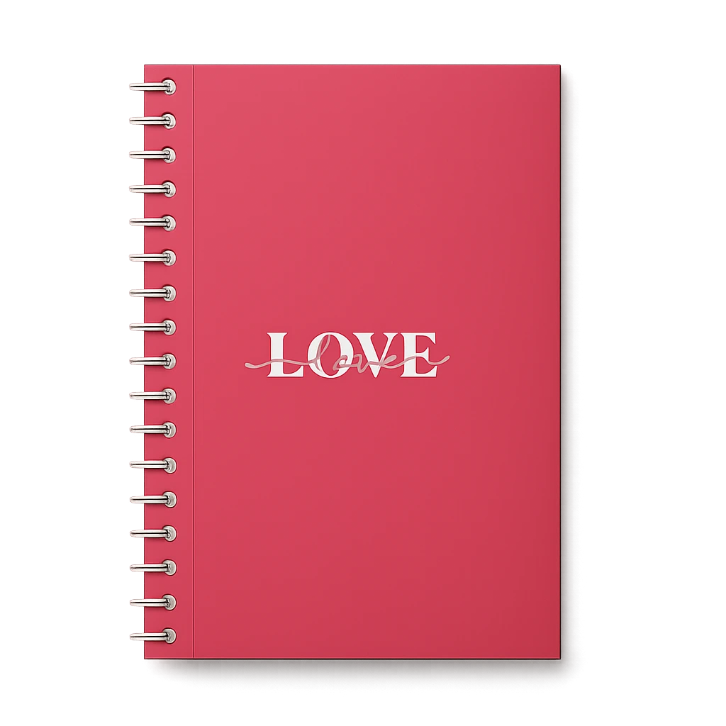 Love Note A5 Coiled Notebook