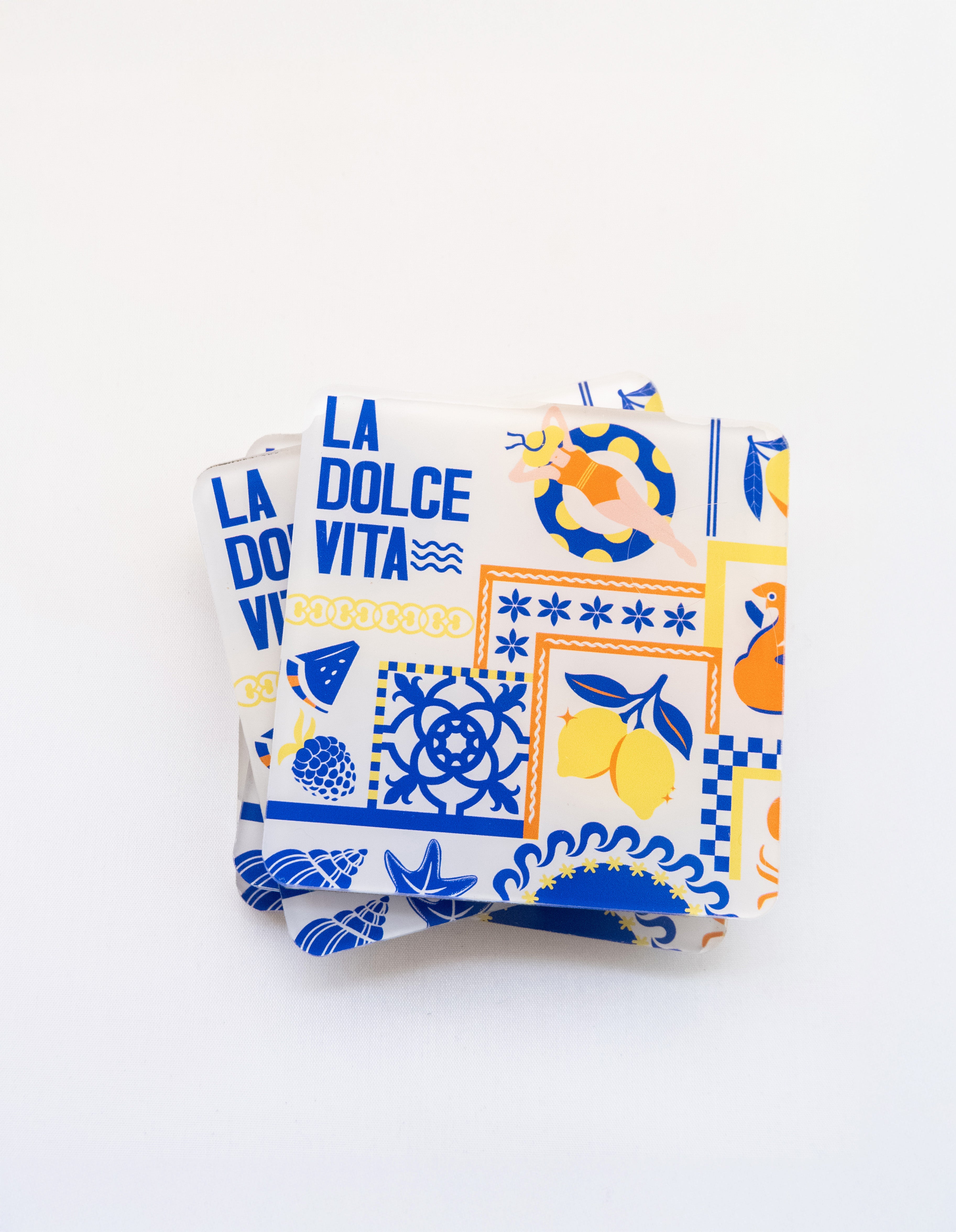 Sunshine Sips – Set of 4 Coasters