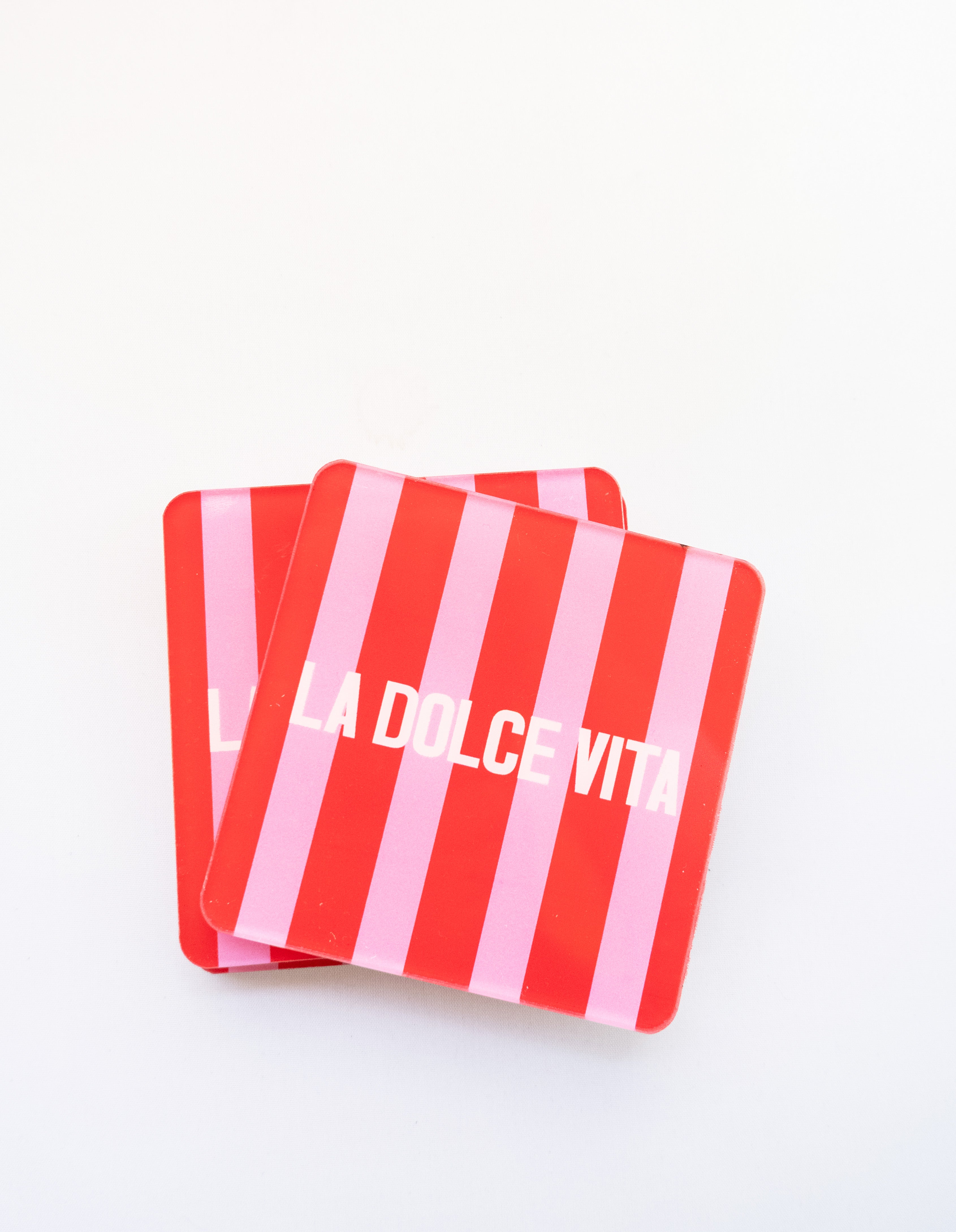 Scarlet Crush - Set of 4 Coasters