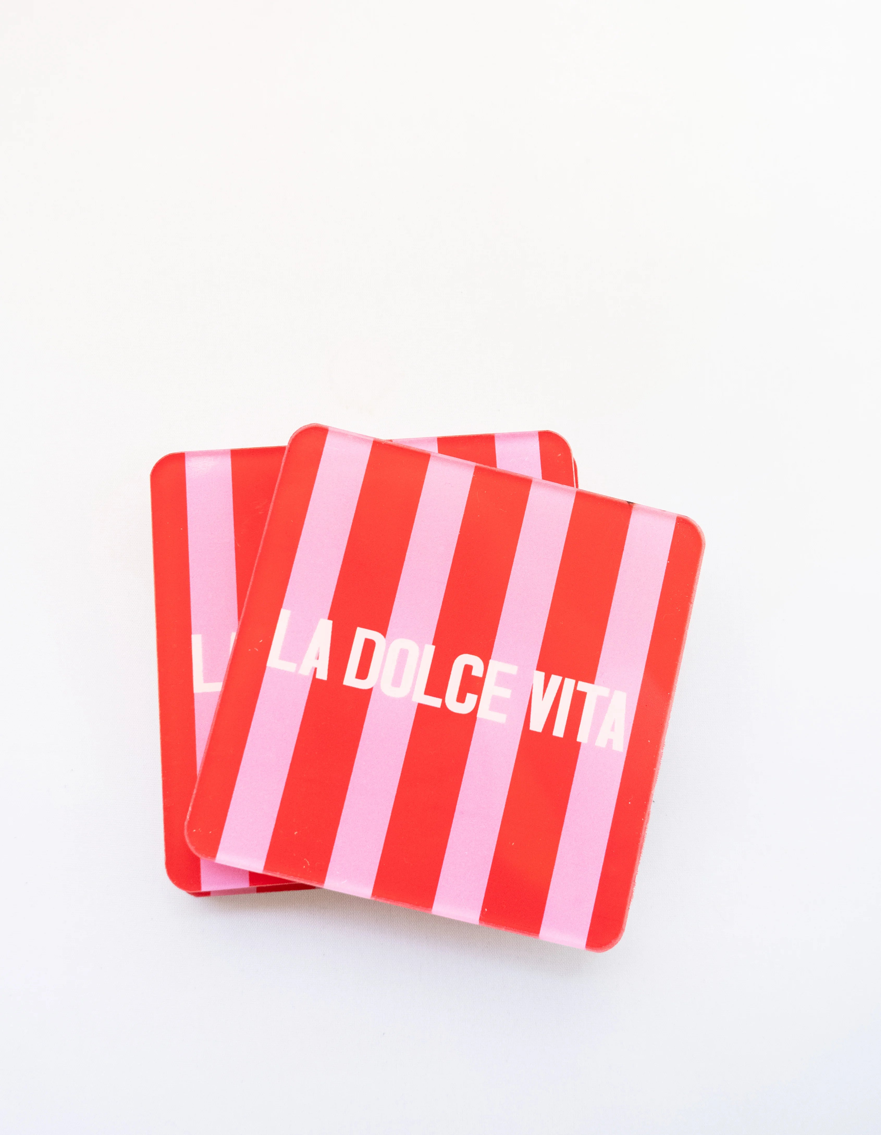 Scarlet Crush - Set of 4 Coasters