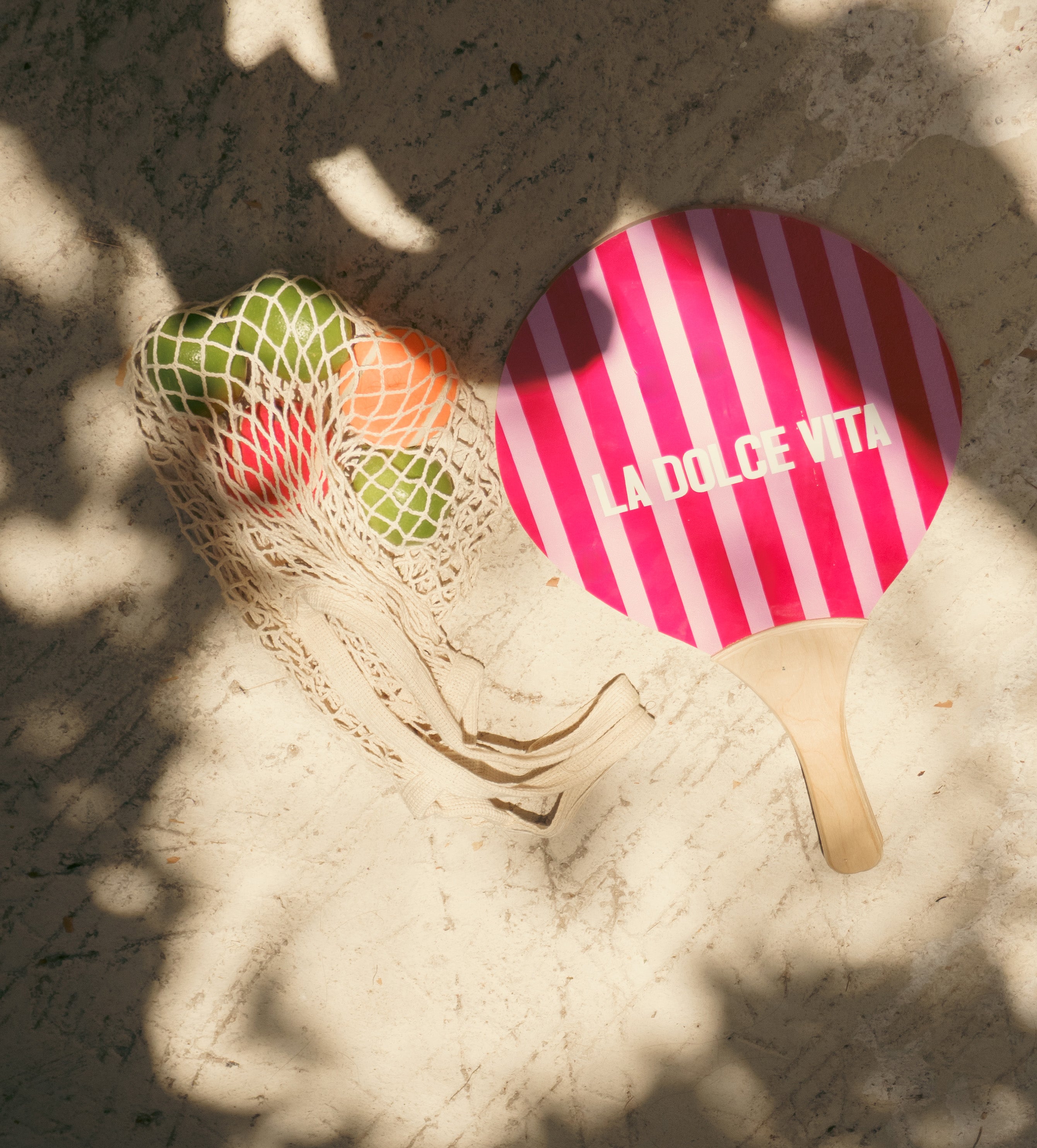 Scarlet Crush Beach Racket