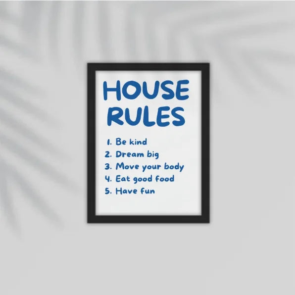 House Rules Frame