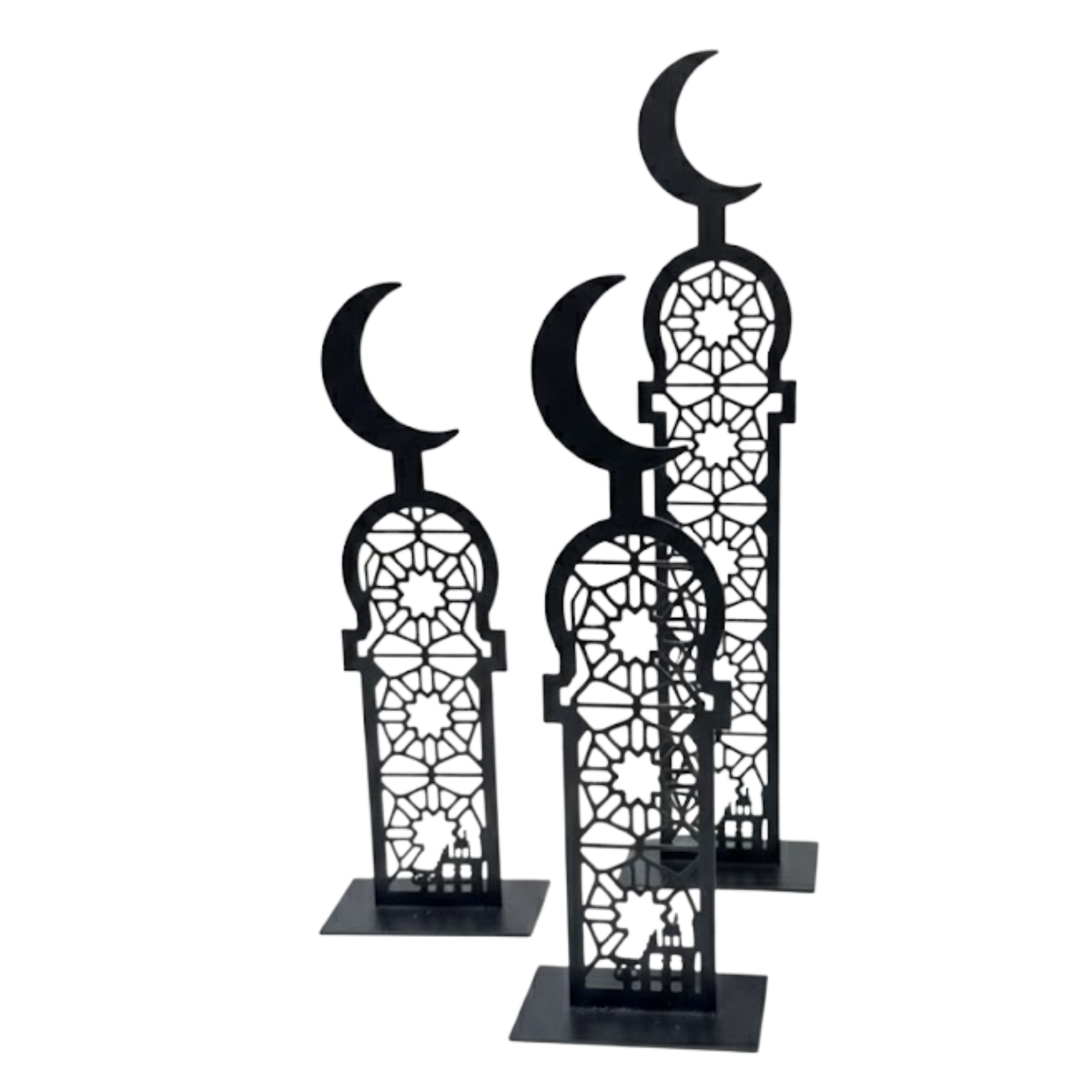 Crescent Arch Lanterns – Set of 3