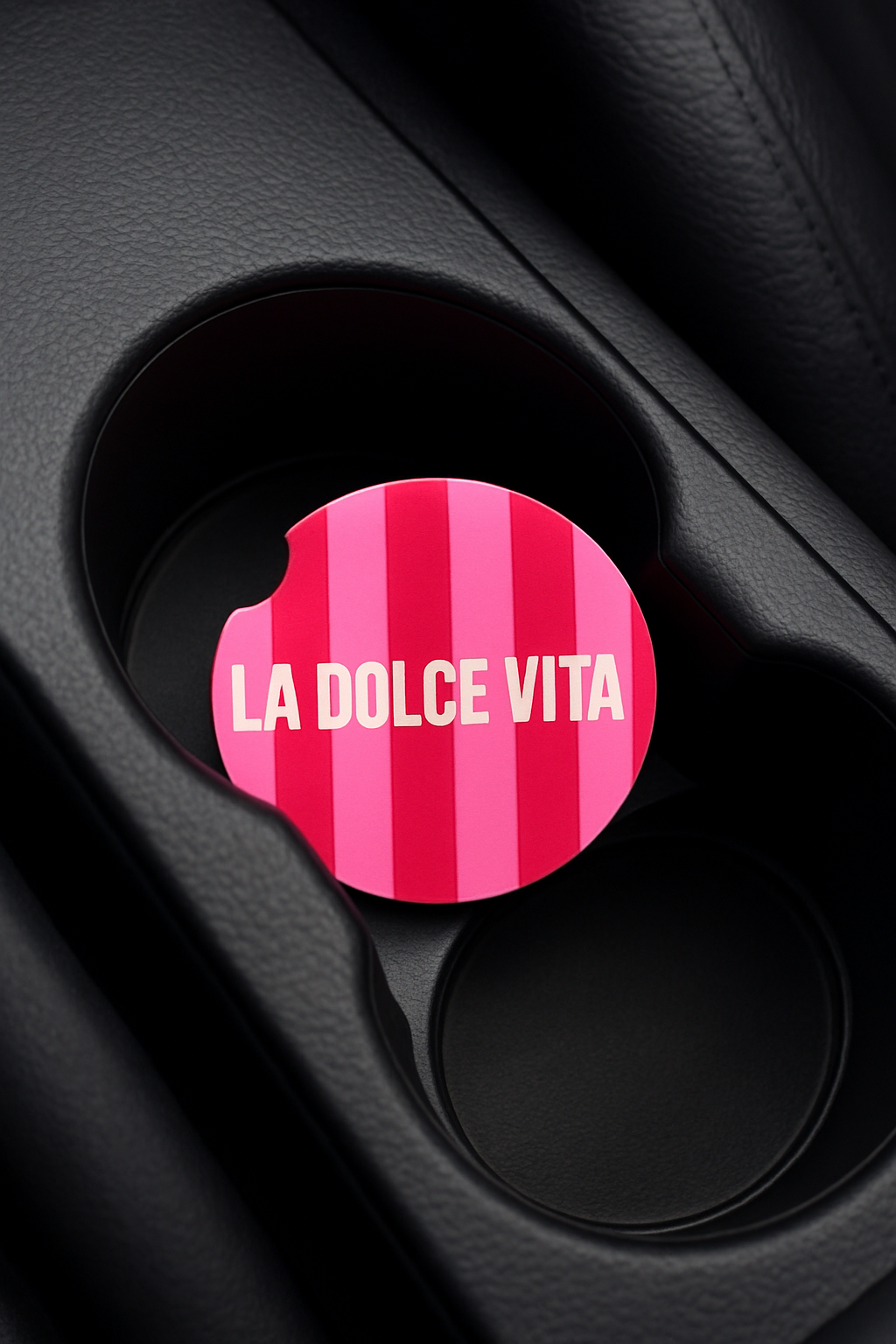 Scarlet Crush - Set of 2 Car Coasters